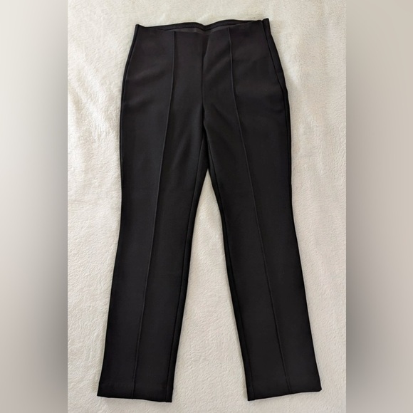 NWT Chicos Lindy Side Zip Front Seam Dress Pants Black 00Short Size 2-4 - Picture 1 of 11